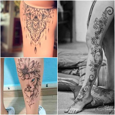 tatuajes para mujer en las piernas|63 tatuajes en la pierna con significado para hombres y mujeres